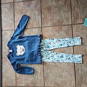 Gymboree 5T Polar Bear Sweater + Leggings NWOT